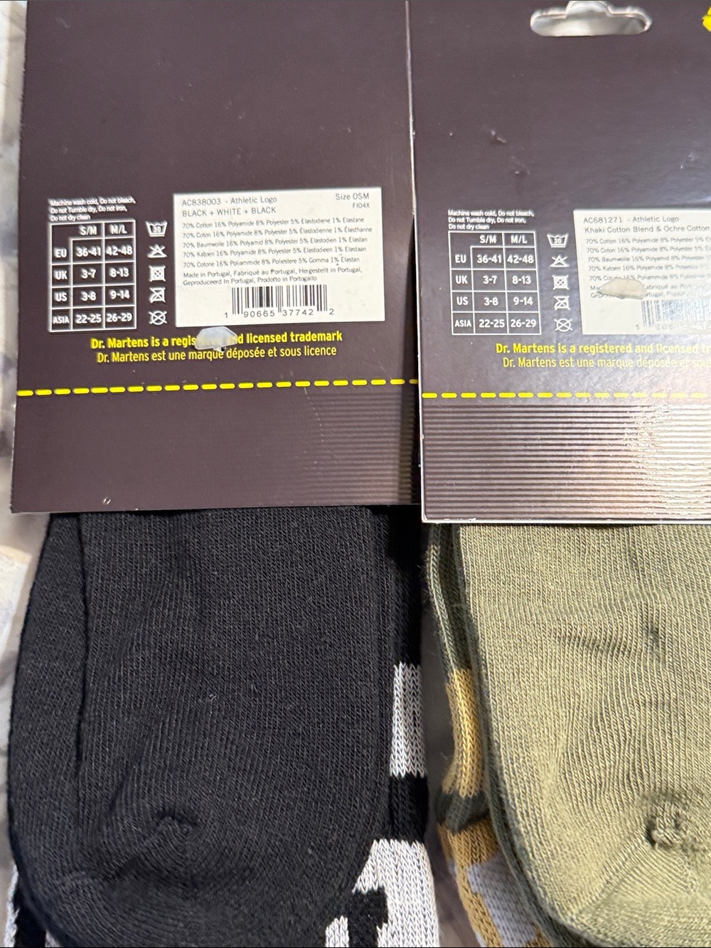 Set/3 Dr Martens socks S/M - Picture 7 of 7